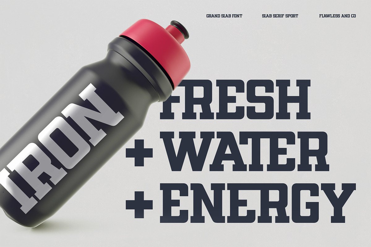 Grand Slab - Slab Sport Font, a Slab Serif Font by Flawless And Co (Photo 4 of 10)