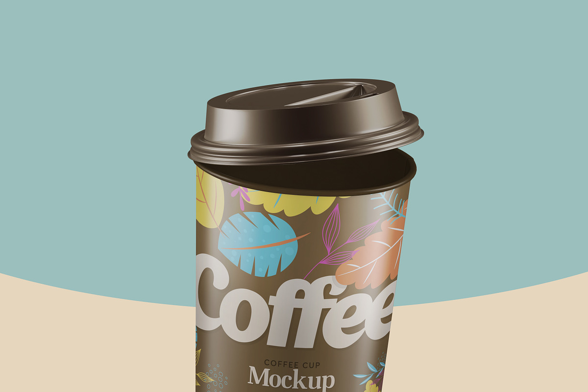 Realistic Coffee Cup Mock-up, a Print Template by Propex (Photo 14 of 24)