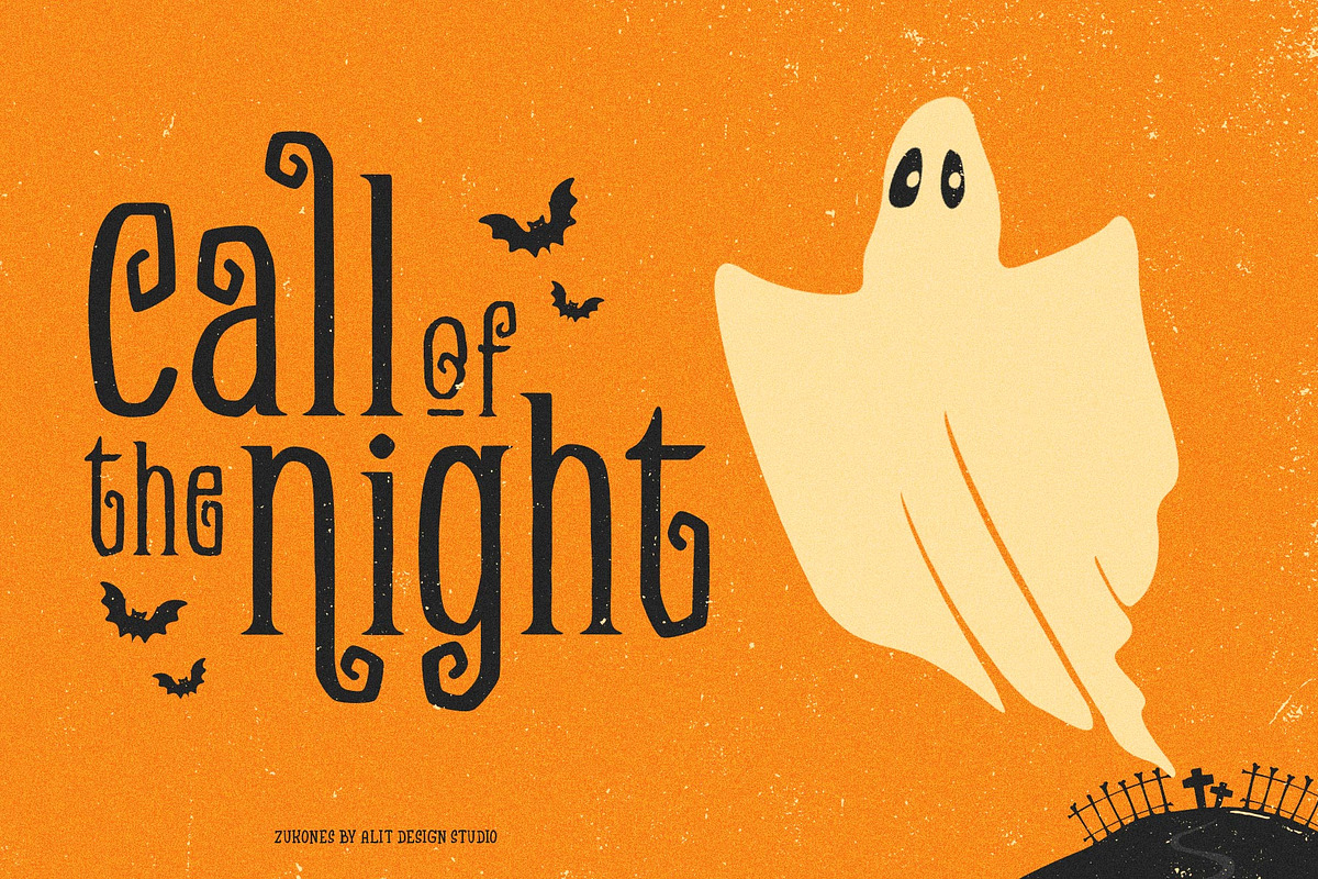 The Zukones Halloween Font, a Serif Font by alit design (Photo 12 of 16)