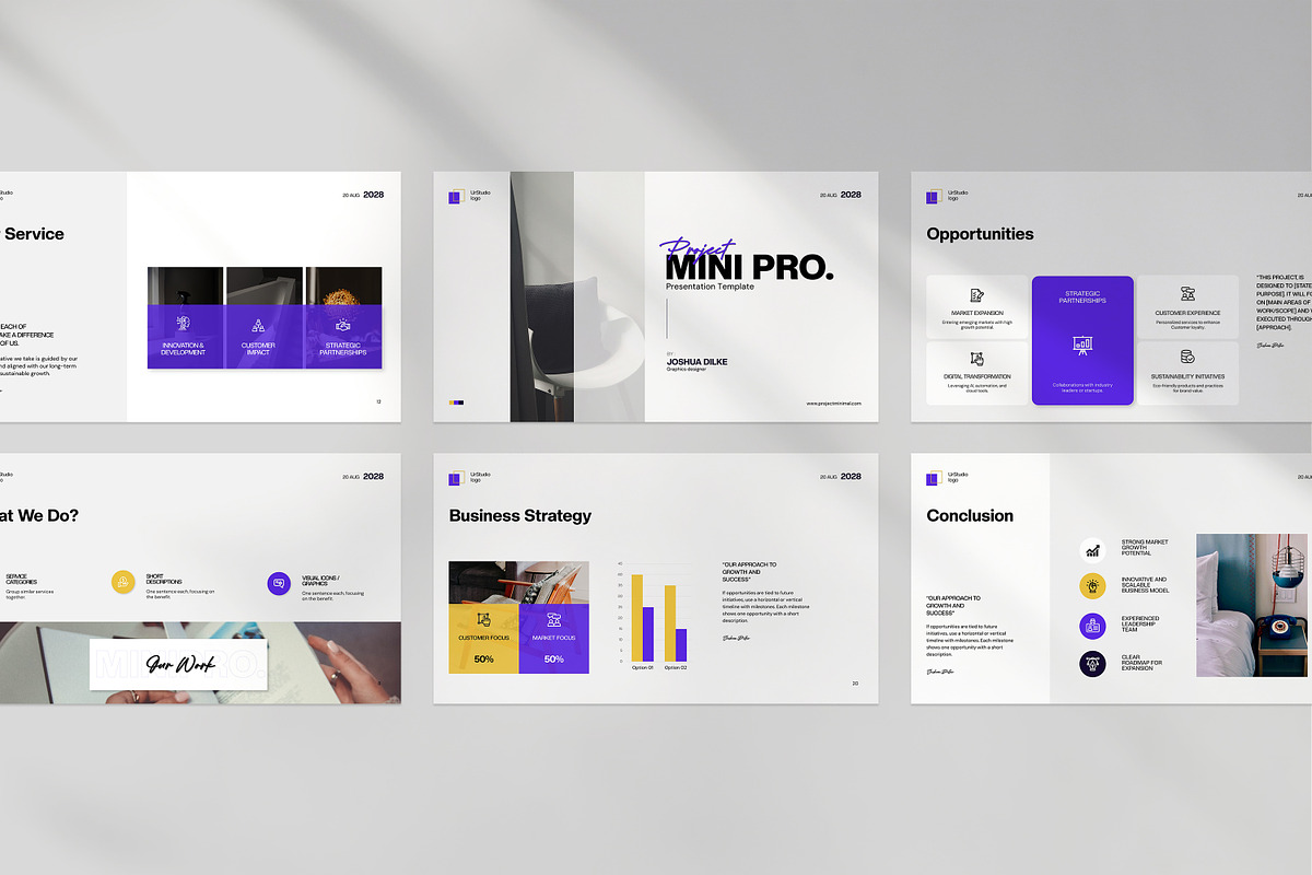 Mini Pro Presentation Template preview 7
