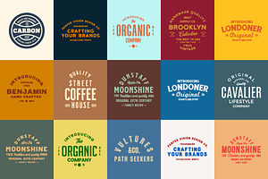 Vintage Badge Logo Collection