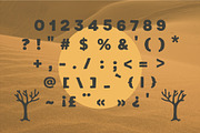 SANDBAD - Vintage Handmade Font, a Sans Serif Font by Blazing Sun Creative (Thumbnail 4 of 5)
