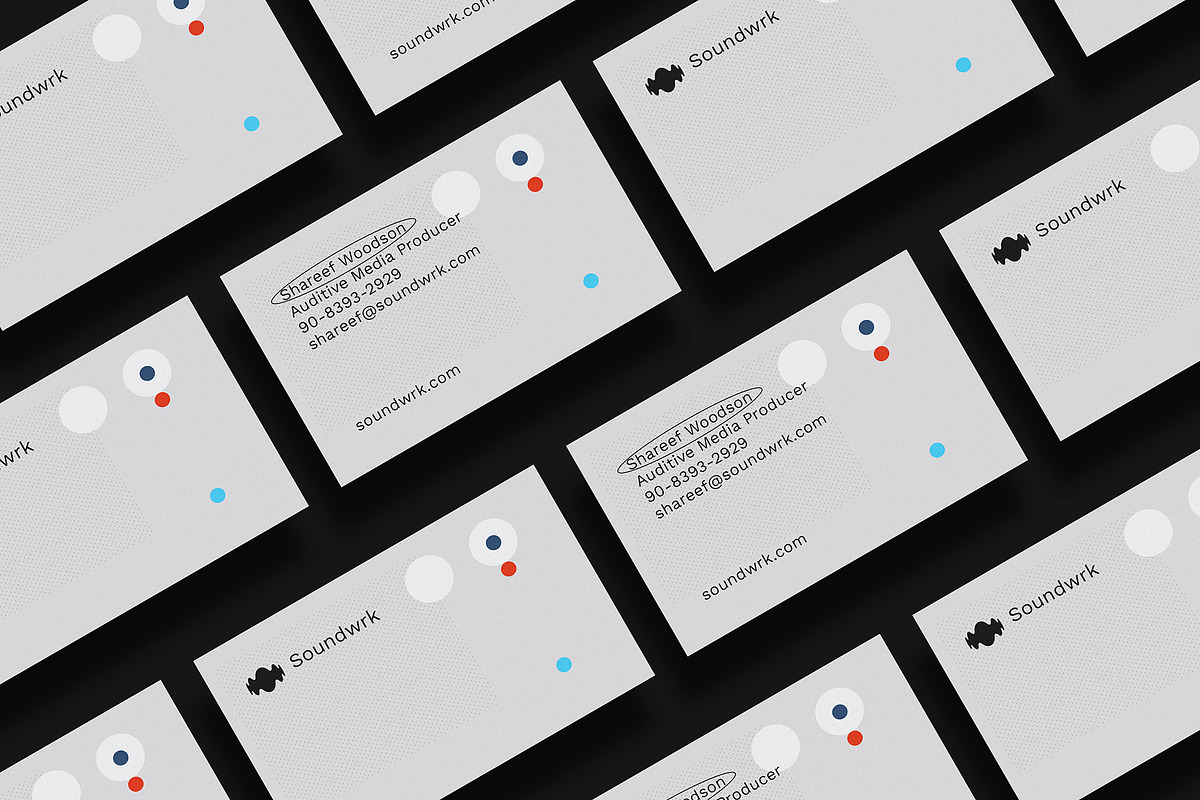 Business cards template: Soundwrk, a Business Card Template by Srg® (Photo 4 of 4)