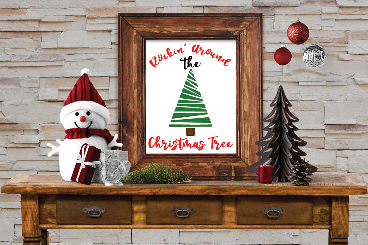 Christmas Trees SVG Cut File Bundle, an Illustration by OldMarket Designs (Photo 4 of 6)