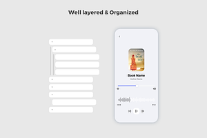 Kleio Book Listening App UI Kit