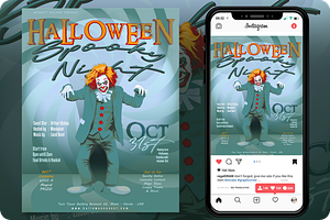 Clown show Halloween holiday session