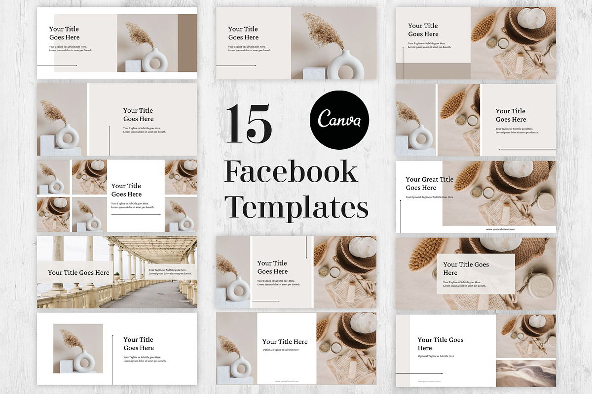 15 Facebook Cover Template Canva, a Social Media Template by Paperweight Memories (Photo 1 of 5)