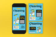 Cleaning Service Promo Flyer, a Flyer Template by graphicook (Thumbnail 3 of 3)