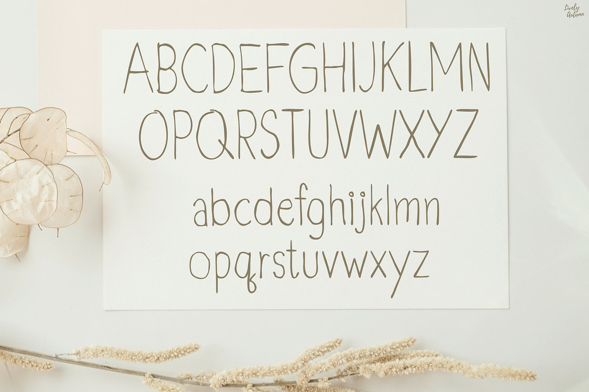 DearLetter | Handwriting Font, a Handwritten Font by LivelyAutumn11.11 (Photo 2 of 5)