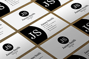 Black & White Minimal Business Card2, a Business Card Template by PSD Storm (Thumbnail 4 of 5)