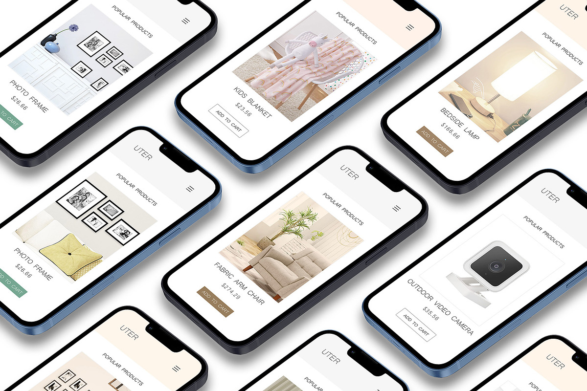 ALL 3D iPHONE MOCK-UP BUNDLE VOL-7, an iPhone Mockup by Graphicsworld125 (Photo 1 of 21)
