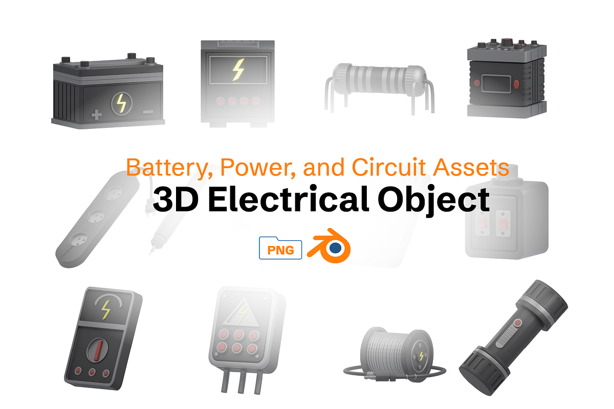 3D Electrical & Energy Pack, a 3D by Dudukbersama (Photo 1 of 3)