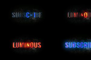 Illuminated Text for Premiere Pro, a Branding & Logo Template by FlashFXbox