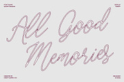 Gilkey Dashed, a Script Font by Craft Supply Co. (Thumbnail 2 of 8)