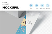 Door Hanger Mockup Templates, an Advertising Mockup by megostudi0 (Thumbnail 4 of 7)