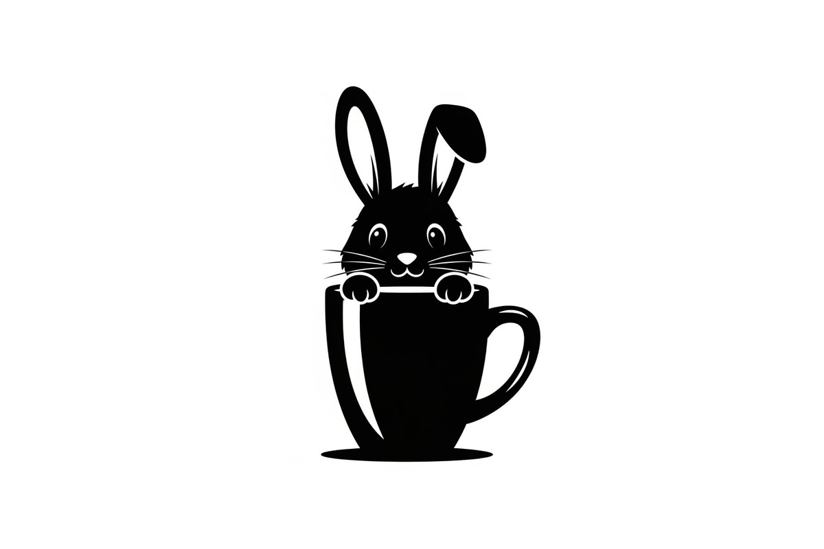 Cute Bunny Coffee Cup Vector Bundle, an Illustration by Designs_River (Photo 23 of 49)