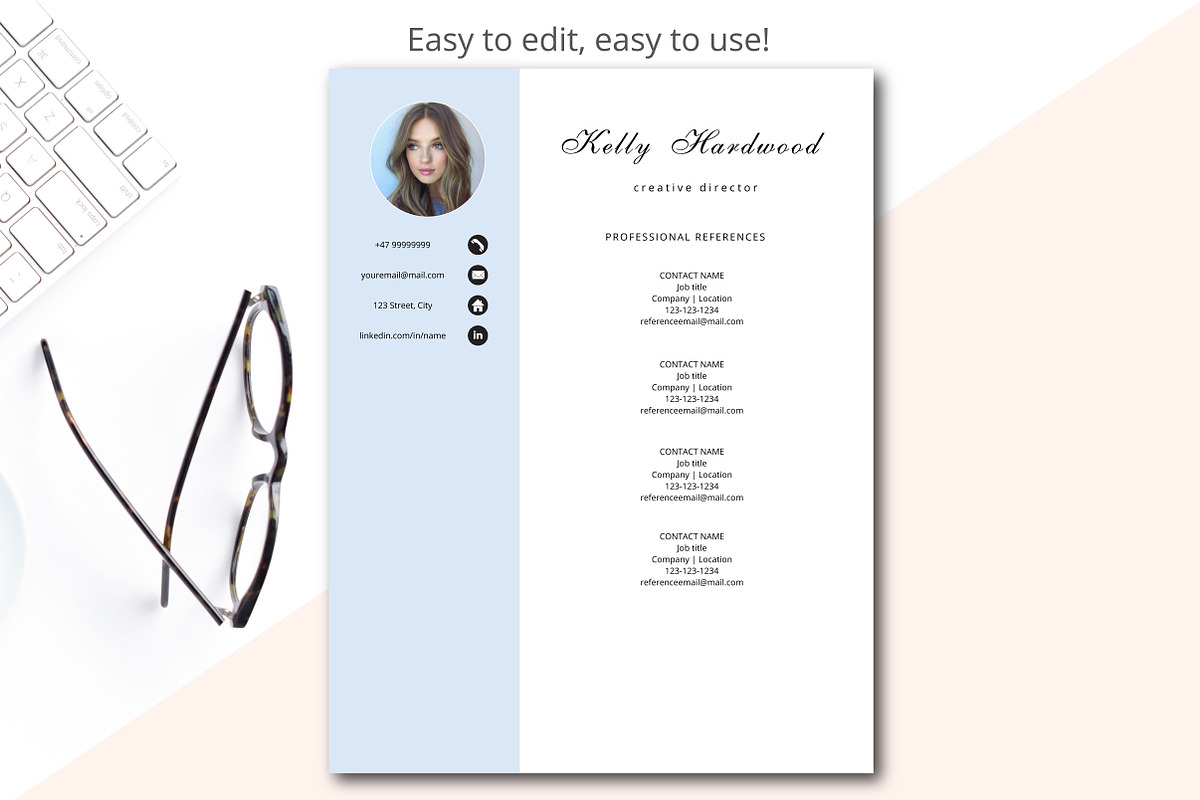 Creative Director Resume Template, a Resume Template by Annakristal (Photo 4 of 5)