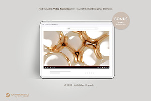 Gold Elegance Elements & Backgrounds