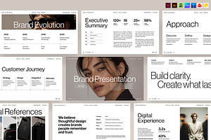 Minimalist Presentation Template, a Presentation Template by BrandPacks