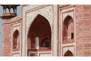 Agra, Uttar Pradesh, India. Red, a Graphic by Our Amazing World