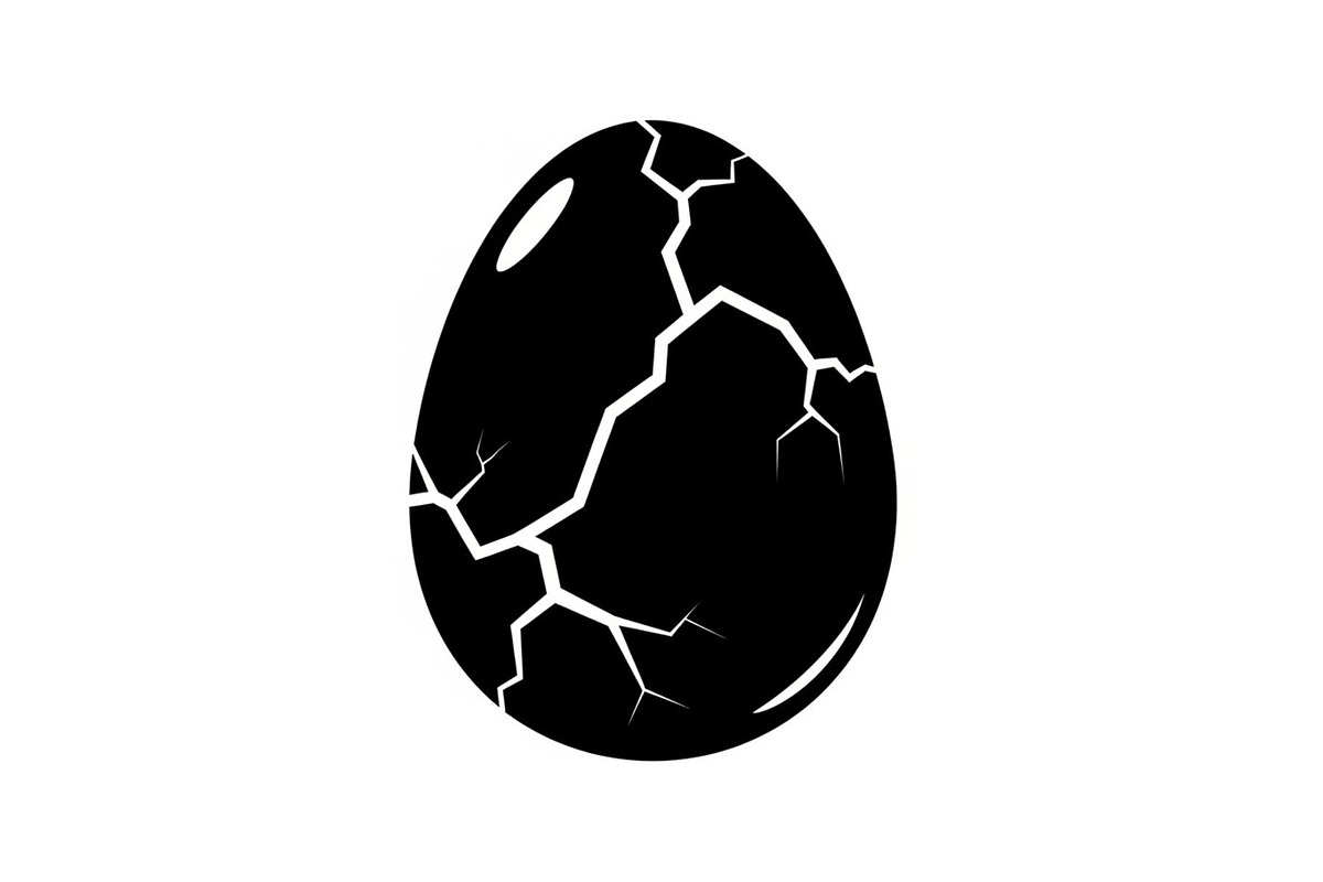 50 Cracked Egg Shell Silhouette, an Illustration by musafir_fashion (Photo 30 of 55)