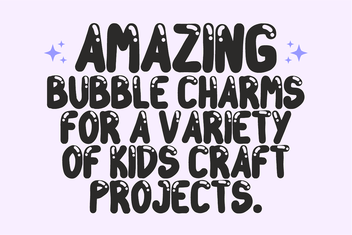 Sahira Bubble - Playful Display Font, a Sans Serif Font by Sahira Studio (Photo 2 of 4)