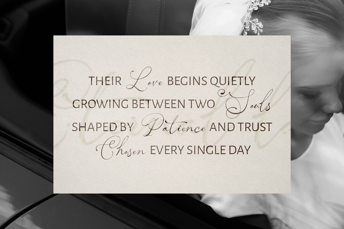 Serenité Gratia - Calligraphy Script, a Script Font by Inviline.co (Photo 6 of 10)