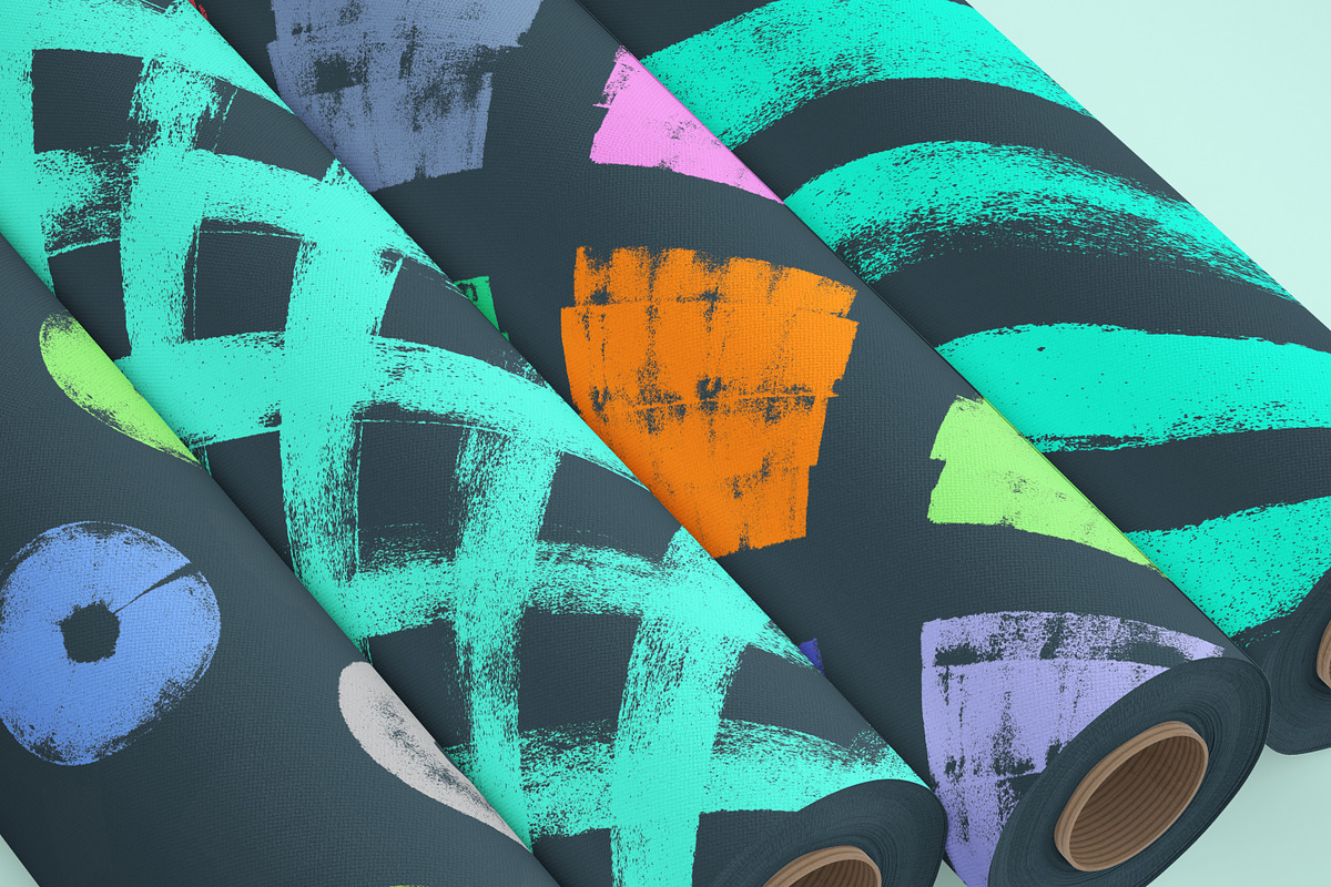 40 Roll Stroke Brushes for Ai & Ps preview 7
