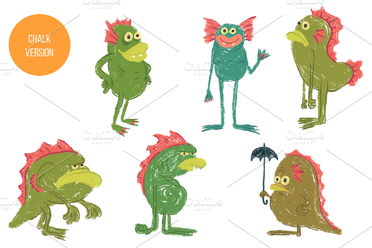 Swamp creatures, an Animal Illustration by CGterminal (Photo 5 of 8)
