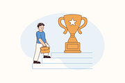 Reward Success Illustration, an Object Graphic by Jump Studio (Thumbnail 7 of 14)