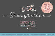 Storyteller, a Handwriting Font by MyCreativeLand