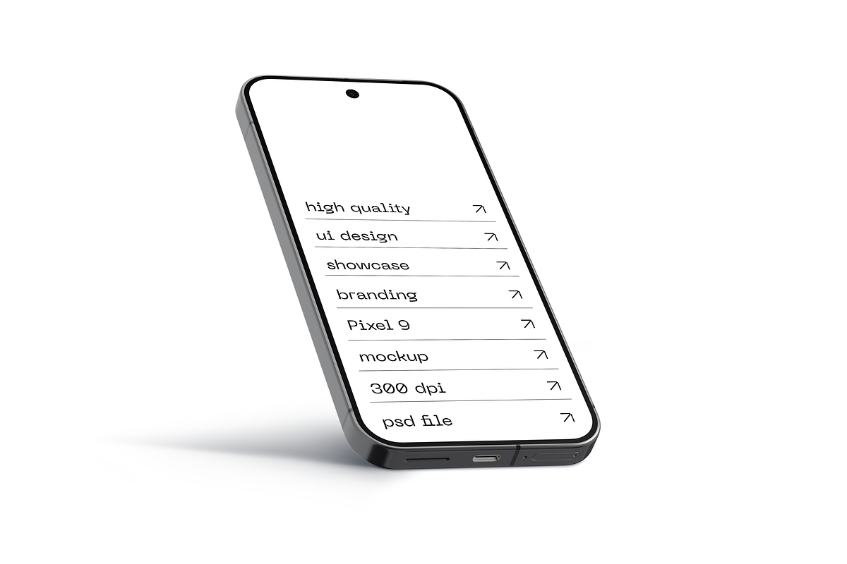 Pixel 9 Smartphone Mockup, a Device Mockup by Mockupdaddy (Photo 27 of 37)