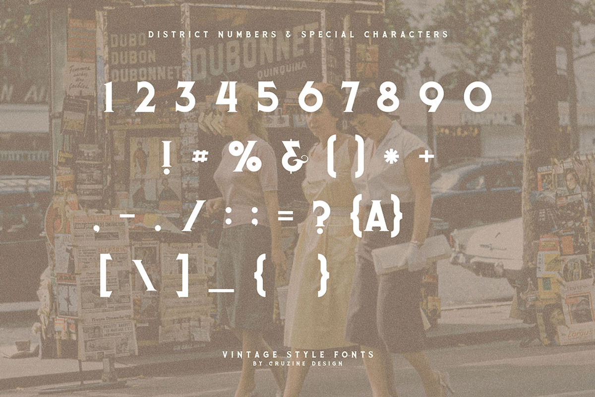 District Vintage Serif, a Serif Font by JumboDesign (Photo 5 of 8)