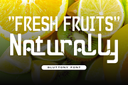 Gluttony Futuristic Font, a Sans Serif Font by 177Studio (Thumbnail 5 of 8)