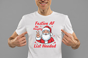 Christmas Sublimation PNG Festive AF, an Illustration by Daily.Designs (Thumbnail 2 of 5)