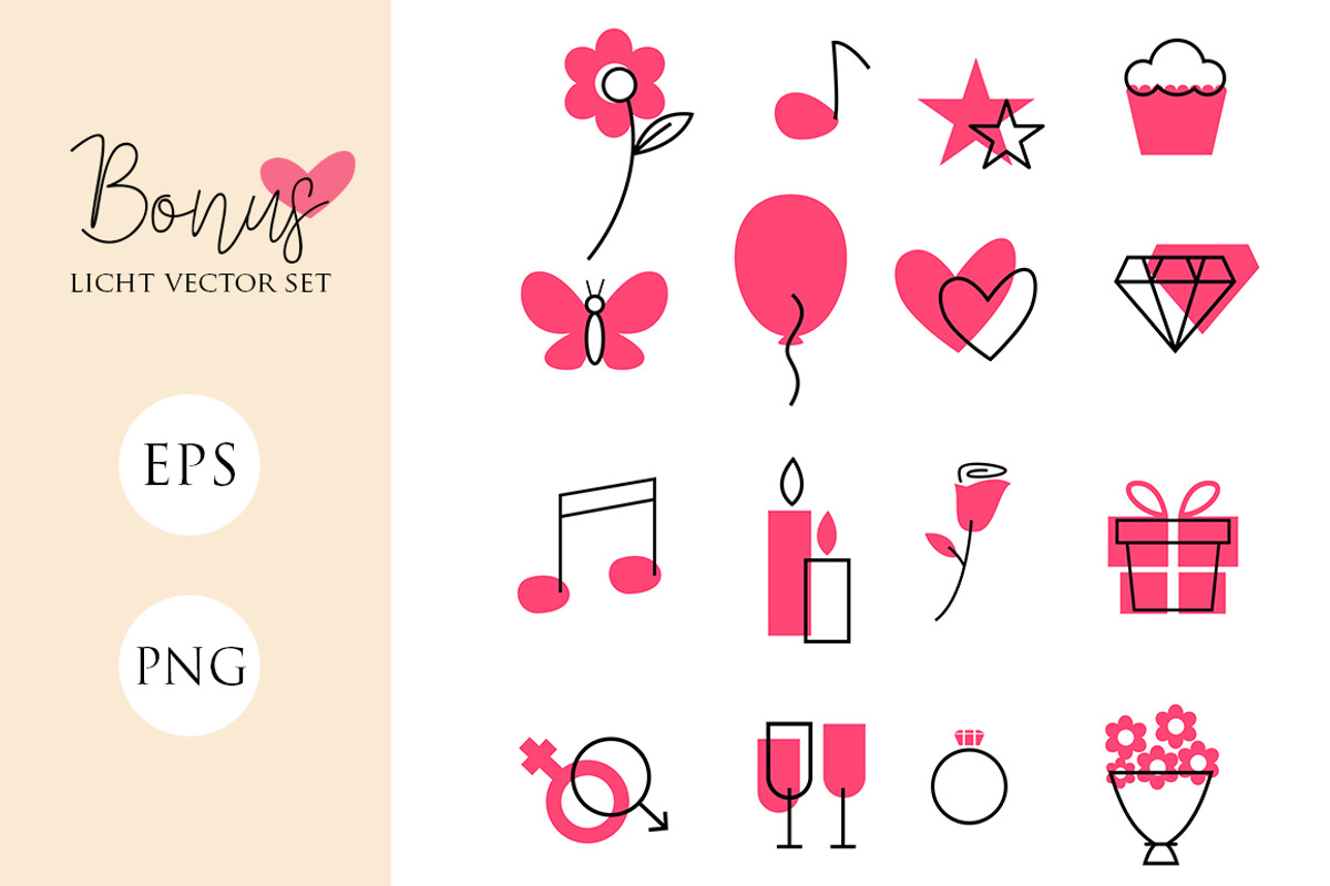 Licht Monoline Script preview 5