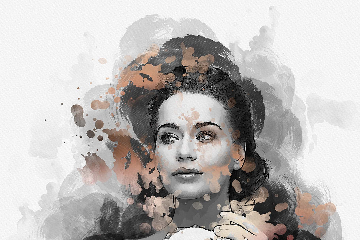 Mixed Art Watercolor Effect Template, an Action Add-On by MRI STUDIO (Photo 17 of 24)