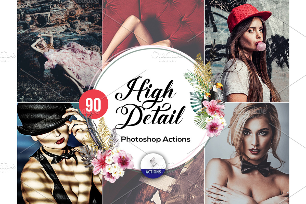 90 High Detail Photoshop Actions, an Action Add-On by DreamColor (Photo 1 of 6)