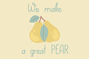 Lovely Pear | hand-written font, a Sans Serif Font by Wander Designs (Thumbnail 5 of 6)