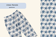 Lines Florals, a Pattern Graphic by AnnaEshka (Thumbnail 1 of 2)