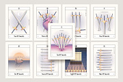 Tarot Card Templates - Minor Arcana, an Illustration by Polar Vectors (Thumbnail 7 of 15)