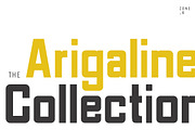 Arigaline Complete Family, a Sans Serif Font by Zone 6 (Thumbnail 1 of 14)