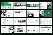 Green PowerPoint Template, a Presentation Template by Artemis-products (Thumbnail 5 of 7)