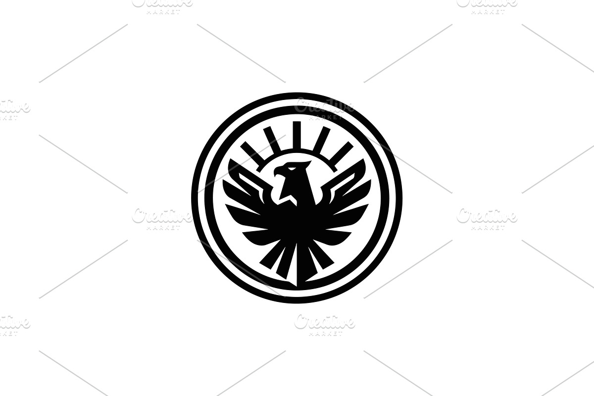 20 Minimalist Eagle Logo Bundle, a Branding & Logo Template by Vectorium Studio (Photo 15 of 21)