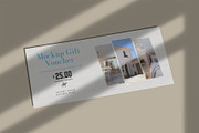 Gift Voucher Mockup, a Print Template by lamorastudio (Thumbnail 10 of 12)