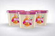 Ice Cream Product Mock-up, a Cups & Container Mockup by graystudio (Thumbnail 3 of 9)