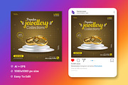 Jewelry social media Instagram post, a Social Media Template by Vectorzone (Thumbnail 2 of 3)