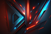 Red and Blue Futuristic Backgrounds, a Background Graphic by Bilgep_design (Thumbnail 12 of 17)