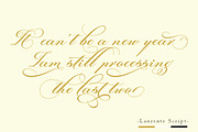 Laurente script, a Script Font by Slex Studio (Thumbnail 3 of 10)