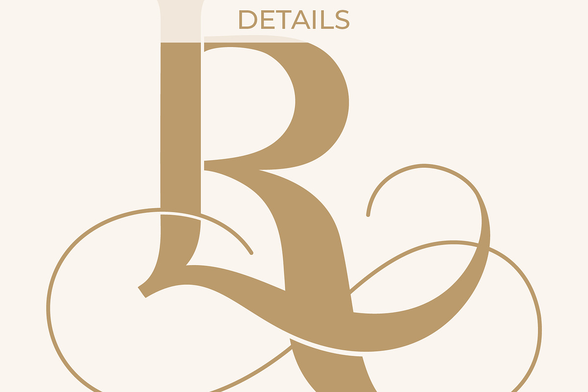LR RL Wedding Monogram Logo, a Branding & Logo Template by LogoAV (Photo 3 of 6)